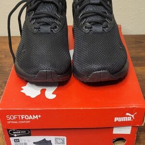 Puma Black Athletic Shoes